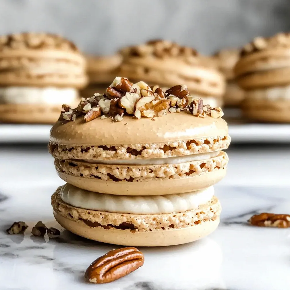 Ahorn-Pekannuss Macarons für den Herbstgenuss – Schritt 2