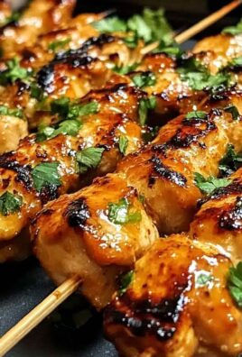 Bang Bang Hähnchen Spieße - Süß und Scharf genießen