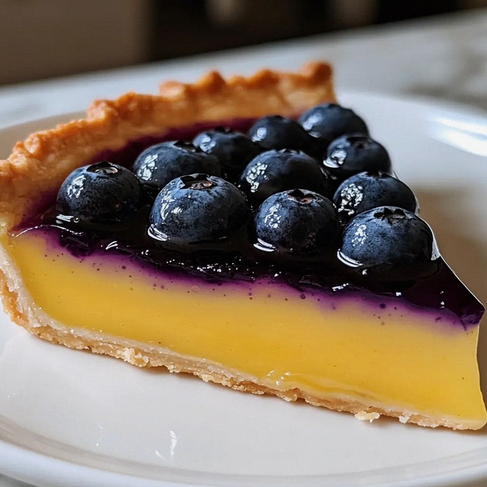 Blaubeere–Zitronencreme Tart für den perfekten Genuss