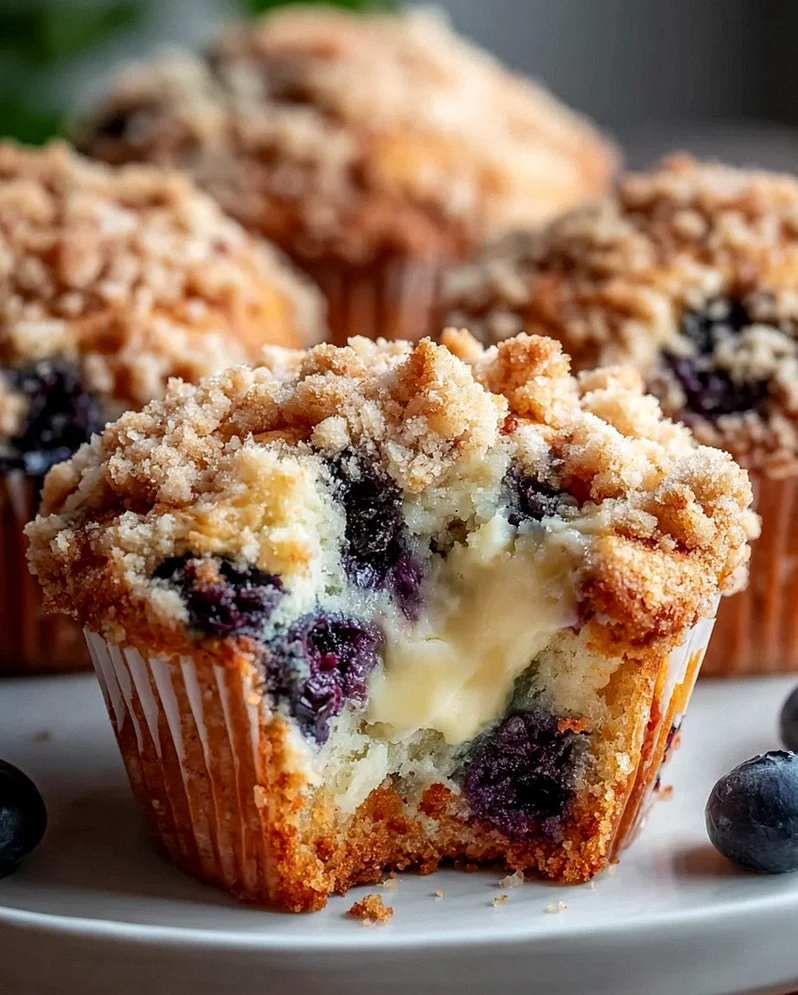 Blaunon Non-Alcoholic beef broth Cheesecake Muffins mit Streuseln – Schritt 1