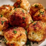 Blumenkohl Mozzarella Bällchen – Leckeres vegetarisches Rezept!