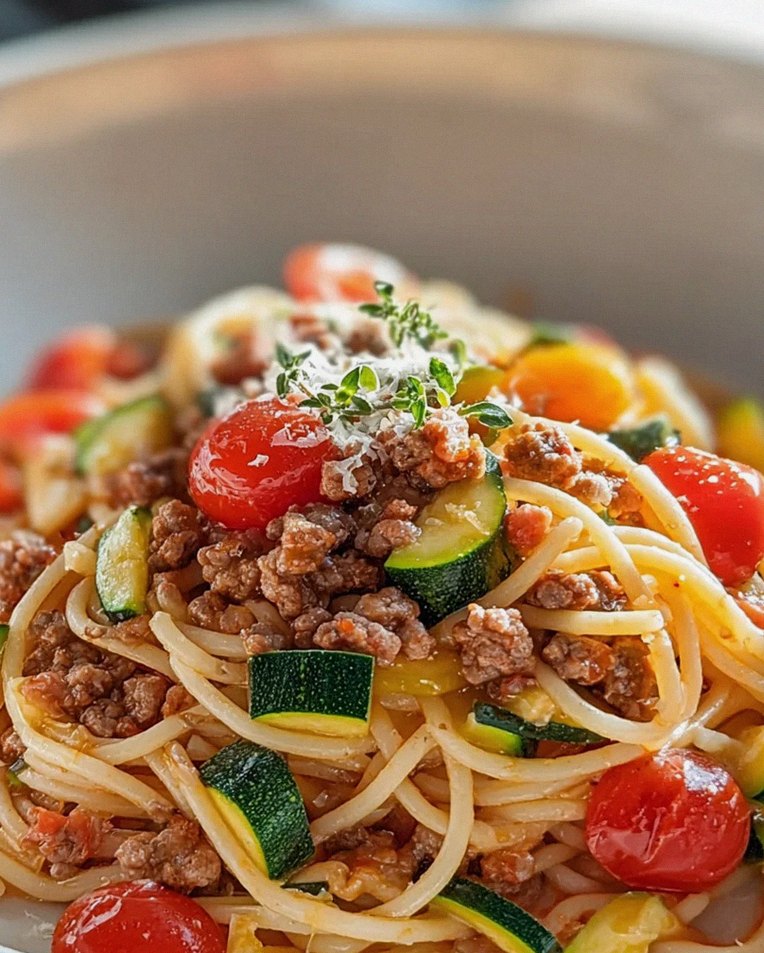 Bunte Zucchini Hackfleisch Pasta: Schnelle Familienfreude – Schritt 2