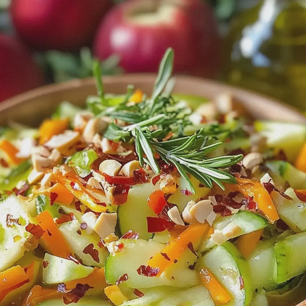 Chinakohl Salat mit Äpfeln und Walnüssen – Schritt 2