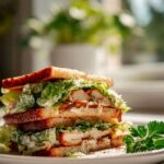 Creamy Chicken Caesar Sandwich Deluxe