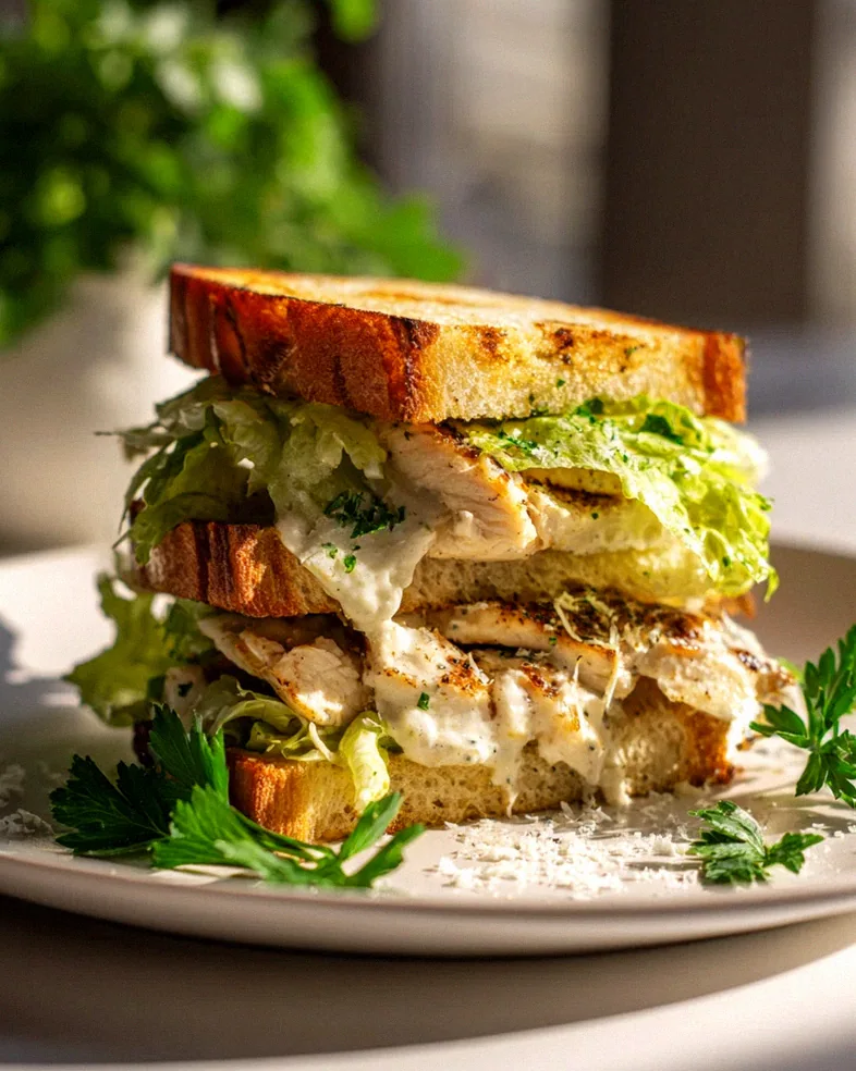 Creamy Chicken Caesar Sandwich Deluxe – Schritt 2