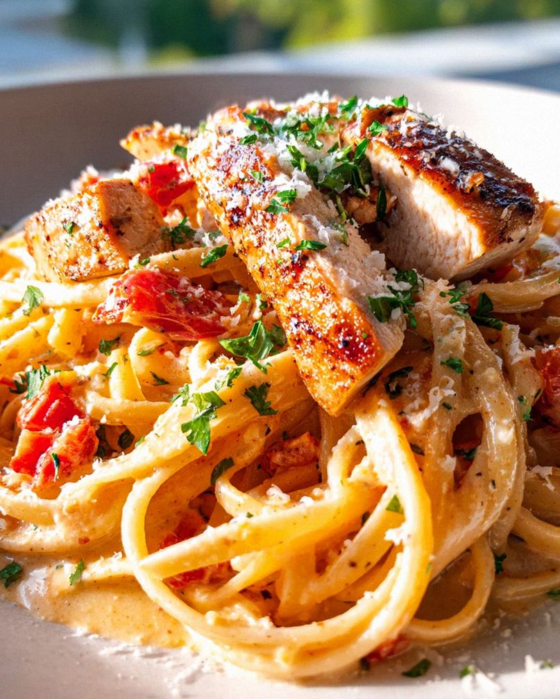Cremige Cajun Hähnchen Pasta: Würzig, Schnell & Lecker! – Schritt 1