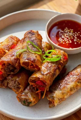 Crispy Frühlingsrollen aus dem Airfryer – Knuspriger Genuss!