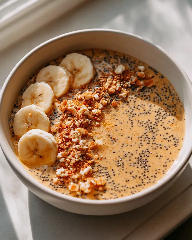 Erdnussbutter Chia Pudding: Einfach, gesund & energiegeladen!