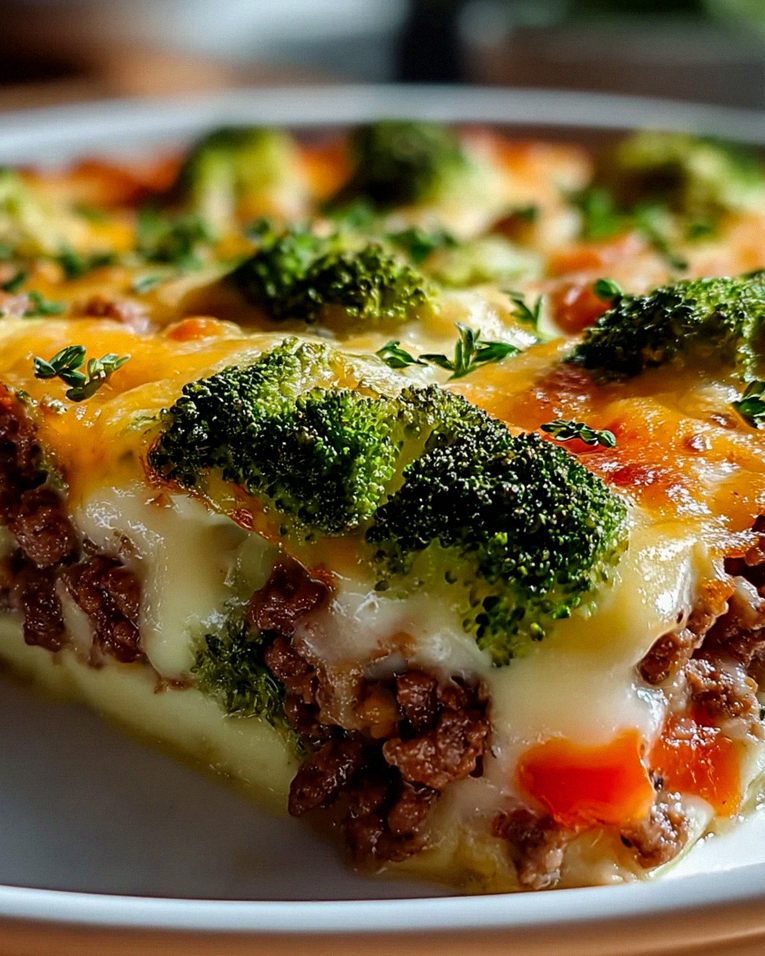 Fitness Auflauf mit Brokkoli und Hackfleisch – gesund & lecker! – Schritt 1