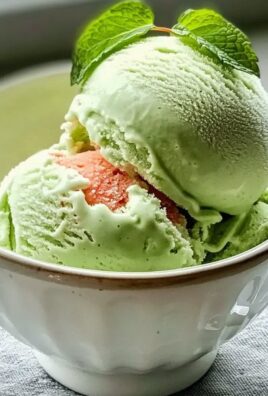 Frische Minze Eiscreme für heiße Sommertage