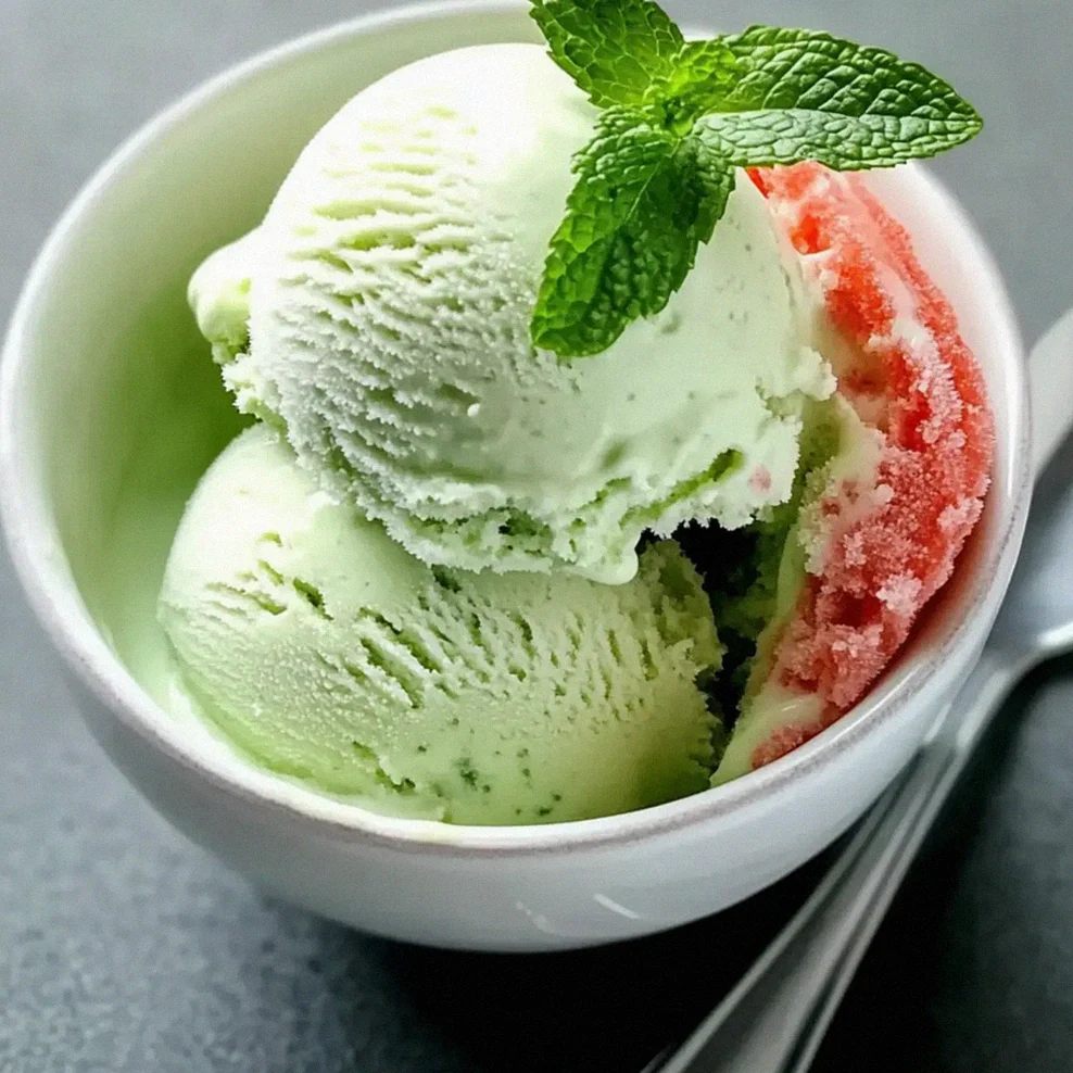 Frische Minze Eiscreme für heiße Sommertage – Schritt 1