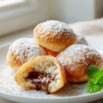 Gefüllte Quarkbällchen mit Nutella: Einfach, schnell & lecker!