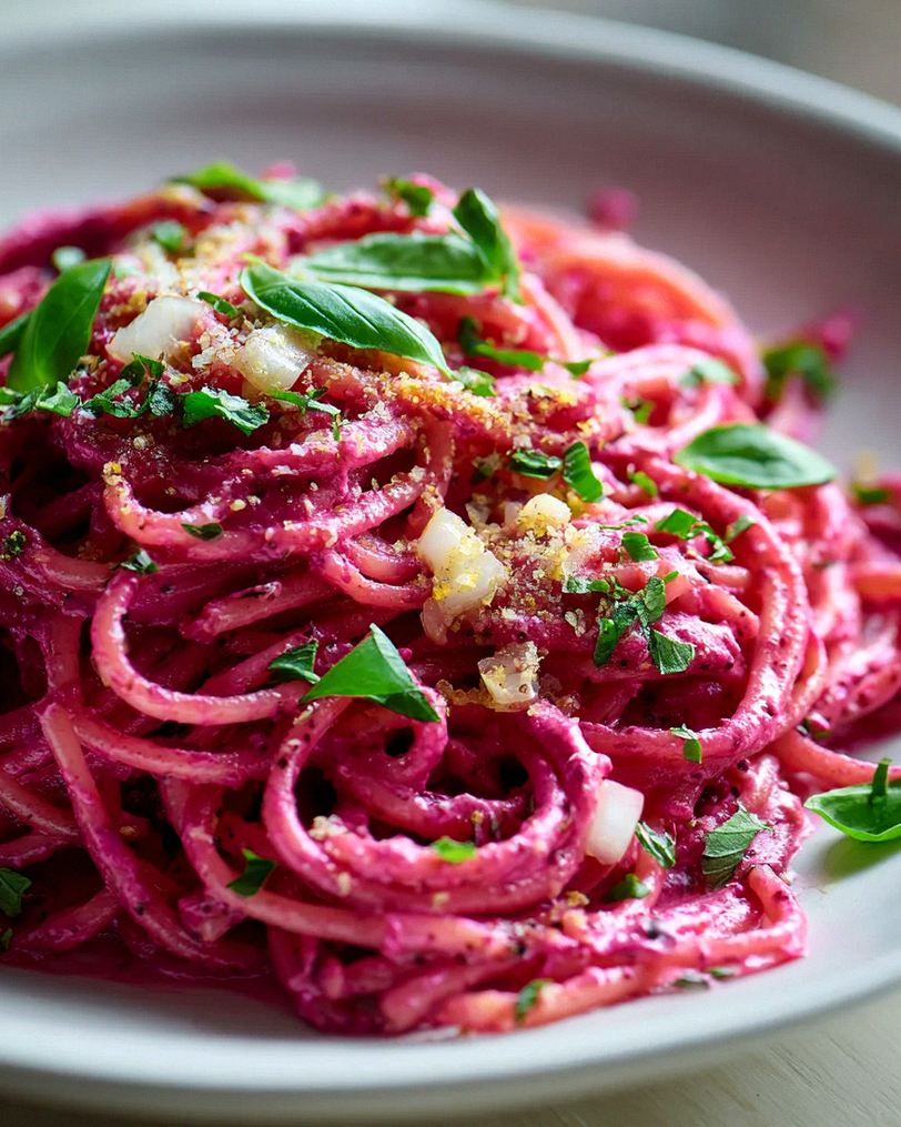 Gesunde Vegane Pink Pasta: Schnell, gesund & super lecker! – Schritt 2
