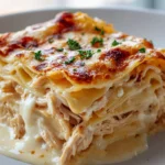 Hähnchen Alfredo Lasagne: Cremiger Genuss für Familie & Freunde
