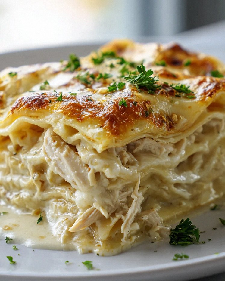 Hähnchen Alfredo Lasagne: Cremiger Genuss für Familie & Freunde – Schritt 2