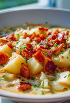 Herzhafter Kartoffel Kohlrabi Eintopf mit Speckwürfeln Rezept