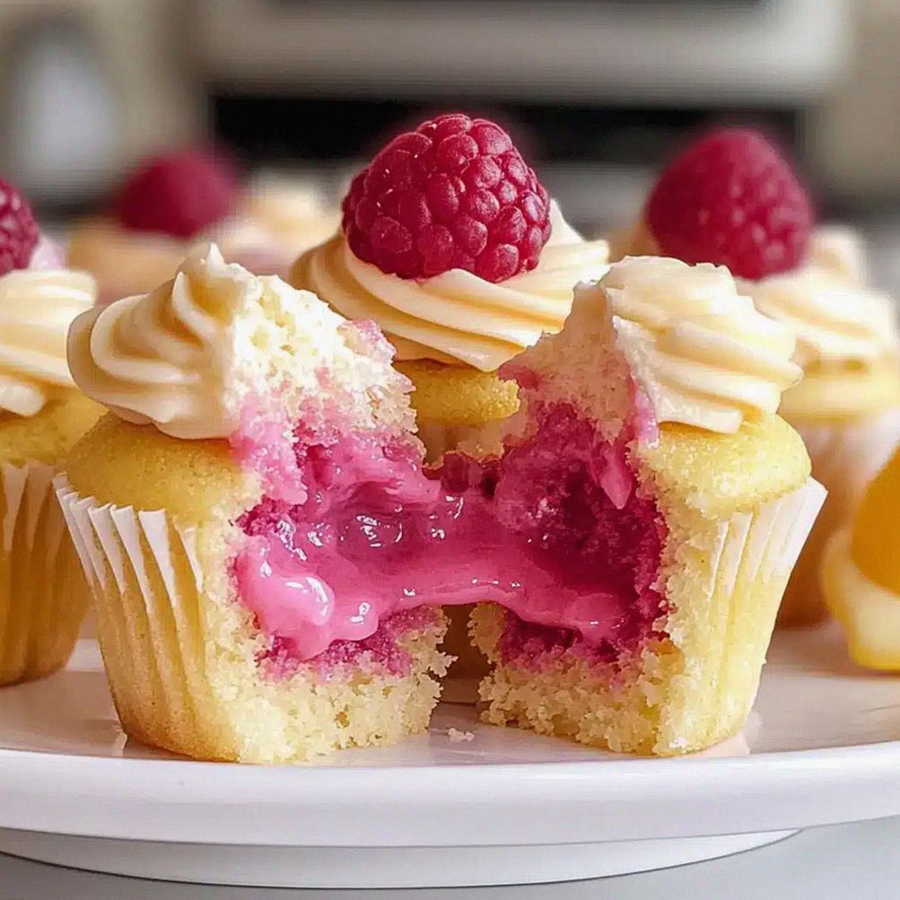 Himbeer-Zitronen-Muffins mit cremigem Topping – Schritt 1