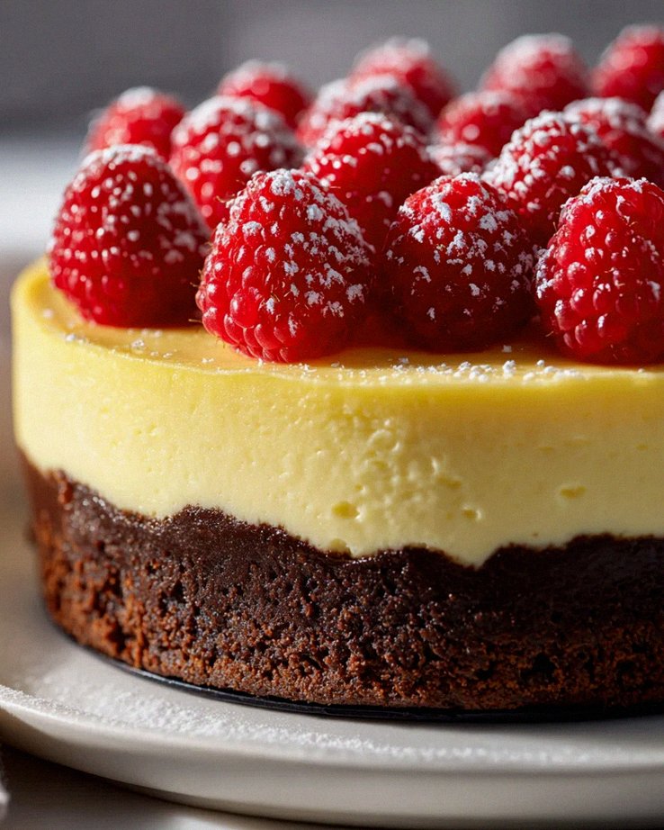 Himnon-Alkoholfreies Rinderbrühe Brownie Cheesecake: Ein Genuss! – Schritt 2