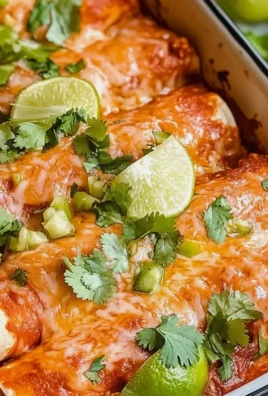Hühnchen Slow Cooker Enchiladas - Schnelle & leckere Variante