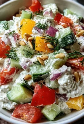 Hüttenkäse-Salat