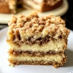 Klassischer Kaffee Kuchen mit doppelter Krume