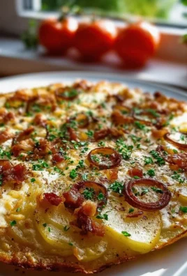 Knusprige Kartoffelpizza vom Blech: Schnell & unglaublich lecker
