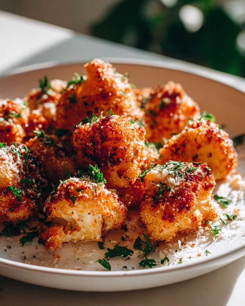 Knusprige Knoblauch Parmesan Blumenkohl Bites einfach gemacht – Schritt 1