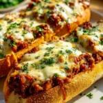 Knusprige überbackene Hackfleisch Baguettes – Nie wieder matschig!