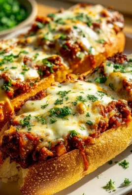 Knusprige überbackene Hackfleisch Baguettes – Nie wieder matschig!