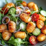 Knuspriger Gnocchi Salat