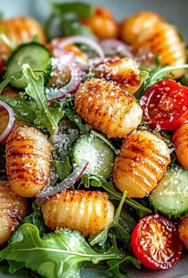 Knuspriger Gnocchi Salat