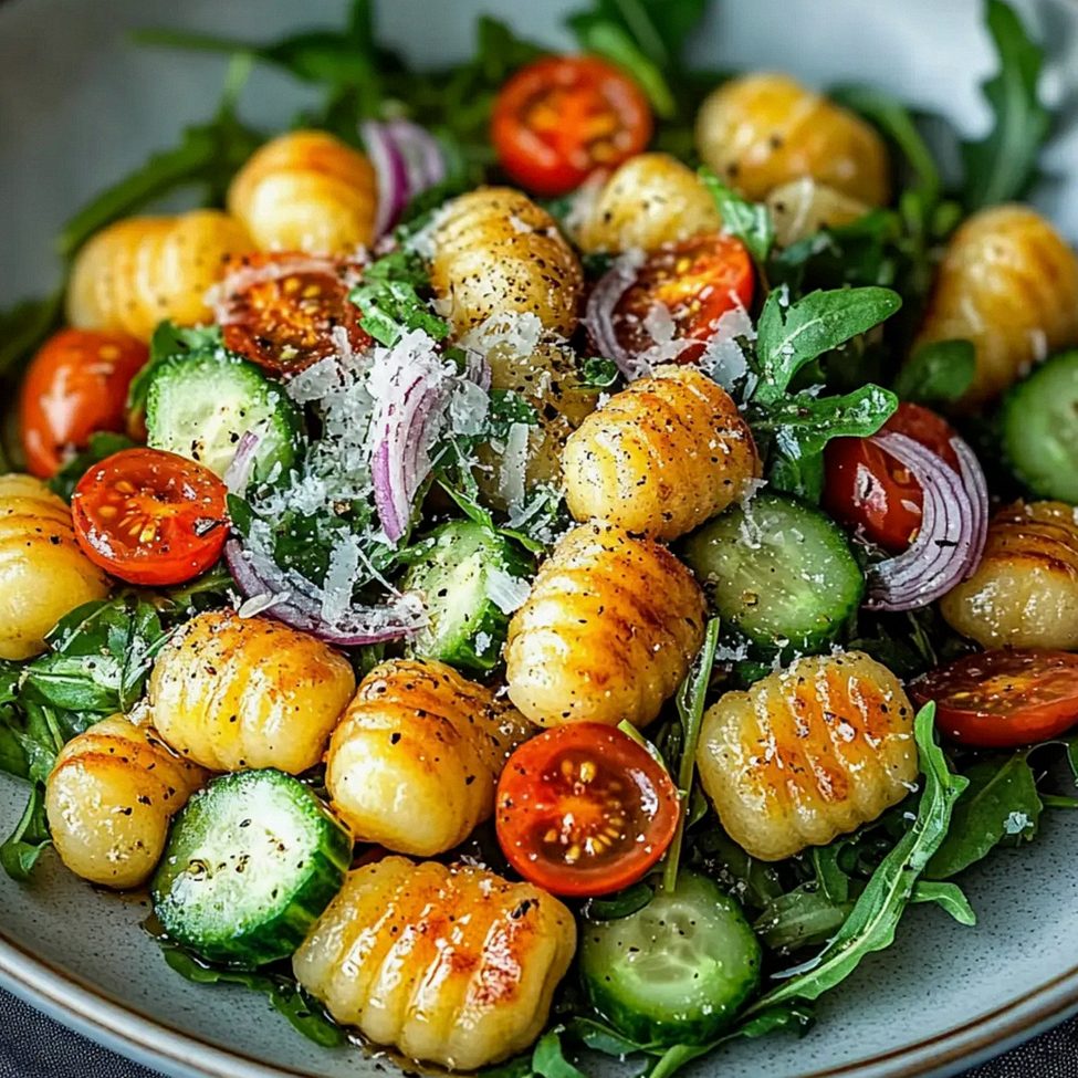Knuspriger Gnocchi Salat – Schritt 1