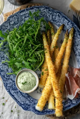 Knuspriger Parmesan Spargel aus dem Ofen