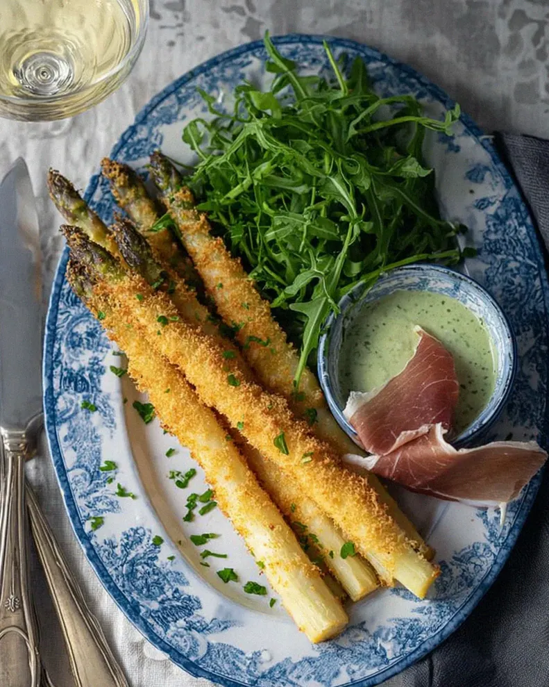 Knuspriger Parmesan Spargel aus dem Ofen – Schritt 1