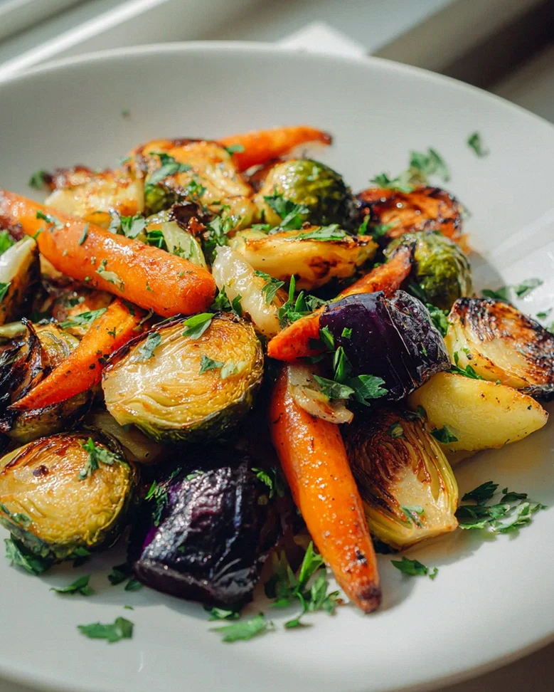 Knuspriges Ofengemüse mit Knoblauch – Perfekt & Einfach – Schritt 1