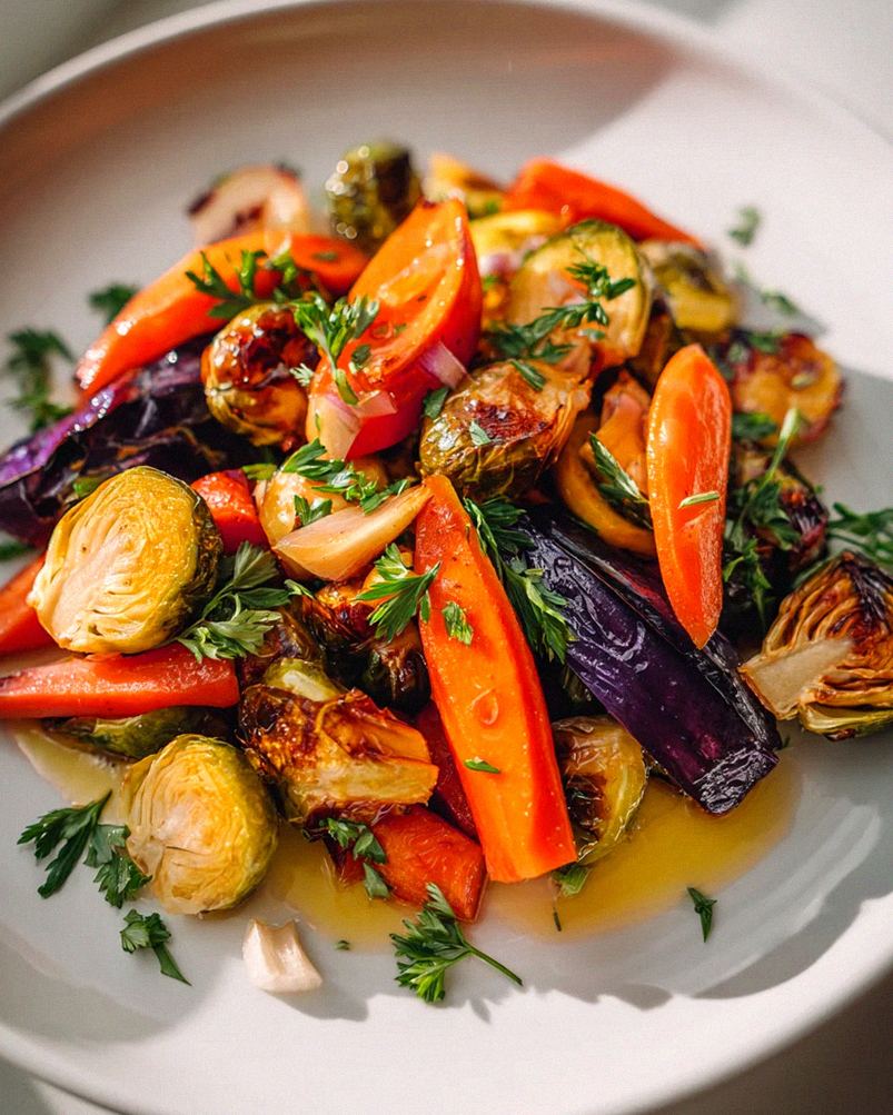Knuspriges Ofengemüse mit Knoblauch – Perfekt & Einfach – Schritt 2