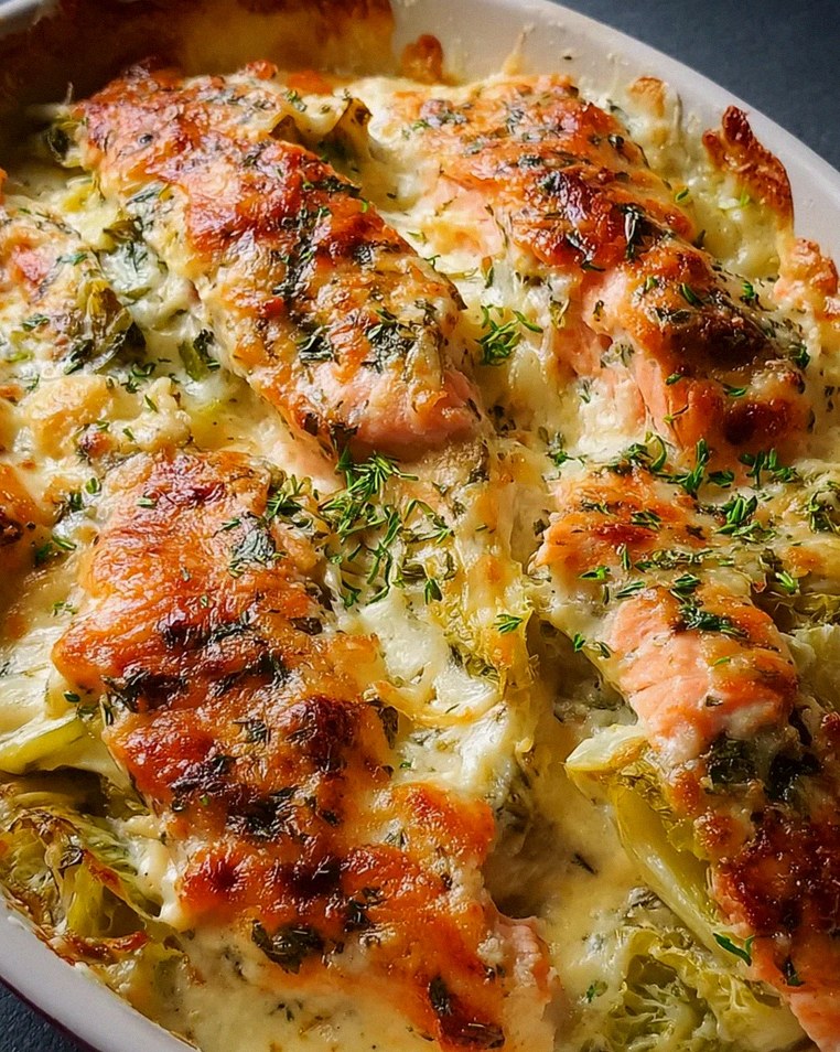 Lachs-Spitzkohl-Auflauf – Schritt 1