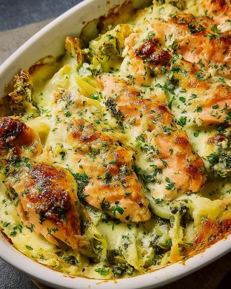 Lachs-Spitzkohl-Auflauf – Schritt 2