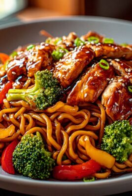Leckere Chicken Teriyaki Nudeln - Einfaches Rezept genießen!