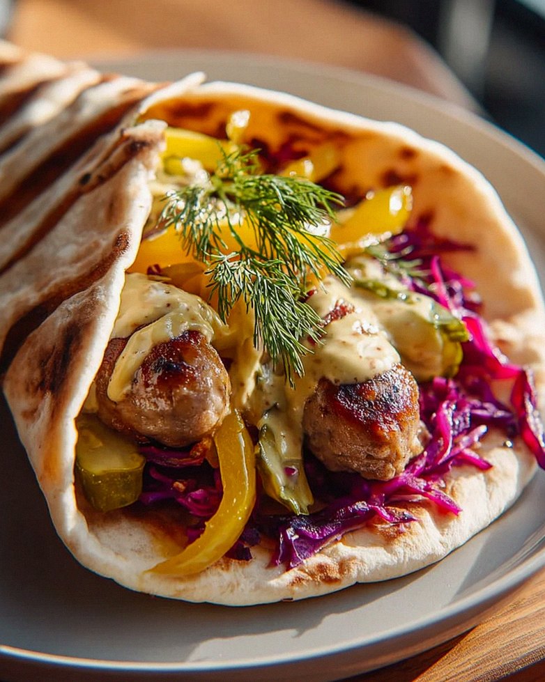 Leckere Weihnachtsmarkt Hähnchenbratwurst Wraps mit Rindfleisch – Schritt 1