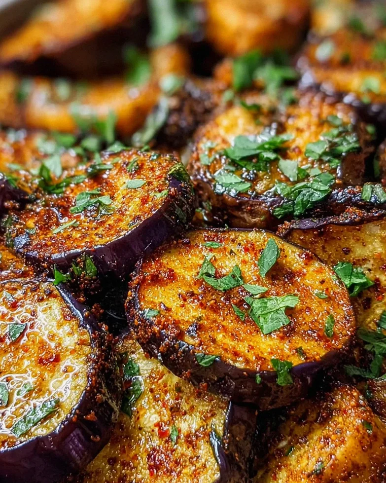Low-Calorie Air Fryer Aubergine