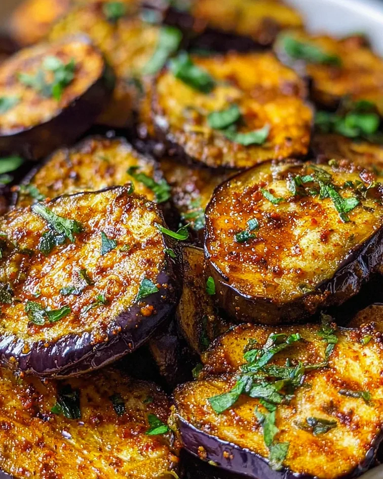 Low-Calorie Air Fryer Aubergine – Schritt 2
