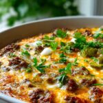 Low Carb Cheeseburger Auflauf: Herzhaft & Kohlenhydratarm