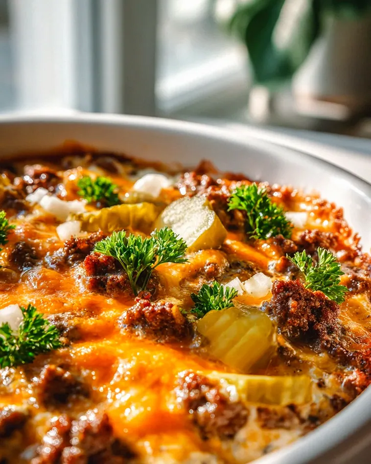 Low Carb Cheeseburger Auflauf: Herzhaft & Kohlenhydratarm – Schritt 2