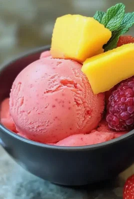 Mango Erdbeer Sorbet: Frisch und Einfach Selbstgemacht