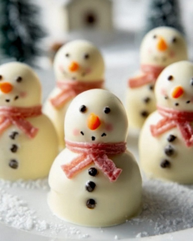 No Bake Schneemann-Trüffel: Leckeres Rezept für Weihnachten! – Schritt 2