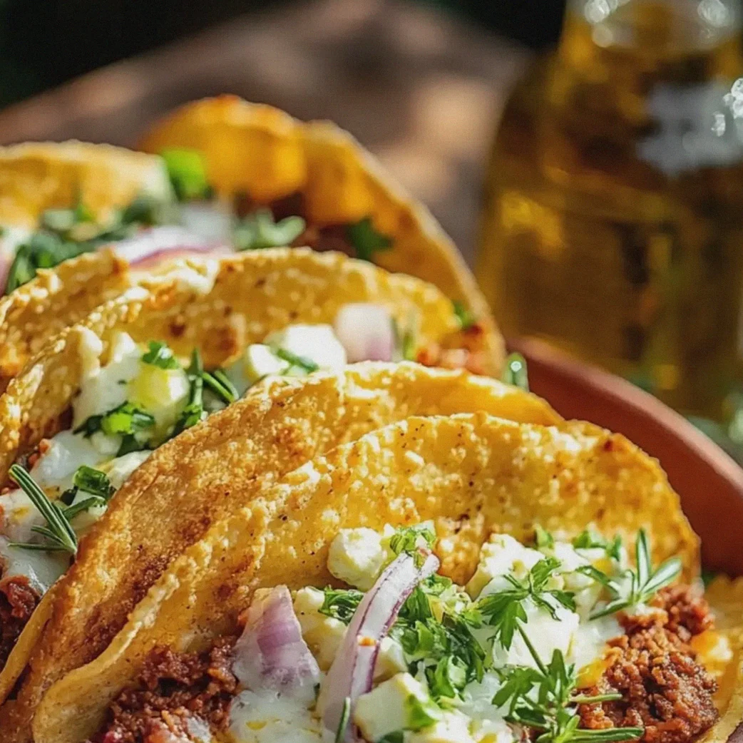 Ofen-Tacos mit Käse knusprig und einfach zubereitet – Schritt 2