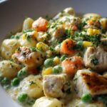 One Pot Gnocchi Hähnchen Pot Pie: Einfach, cremig, unwiderstehlich