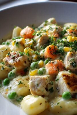 One Pot Gnocchi Hähnchen Pot Pie: Einfach, cremig, unwiderstehlich