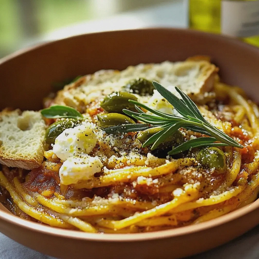 Pasta mit grünem Spargel Feta in Tomatensauce – Schritt 1